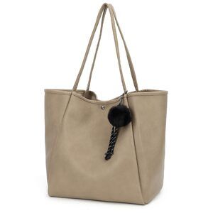 2536 Tote Bag Vegan Leather Purses and Handbags Waterproof Big Shoulder Bag